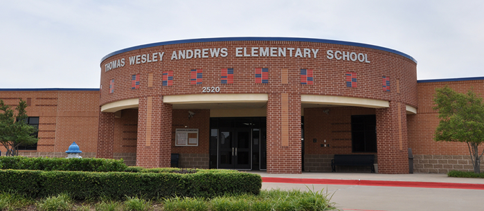 Andrews Elementary School front entrance 
